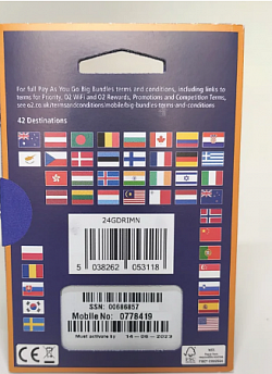 24 ülke'nin kartı mevcuttur